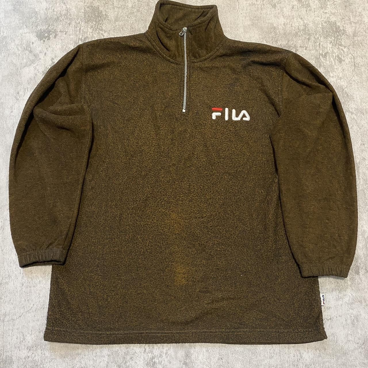 Fila Brown Fila fleece with embroidered logo, featuring Size US L / EU 52-54 / 3 - 1 Thumbnail