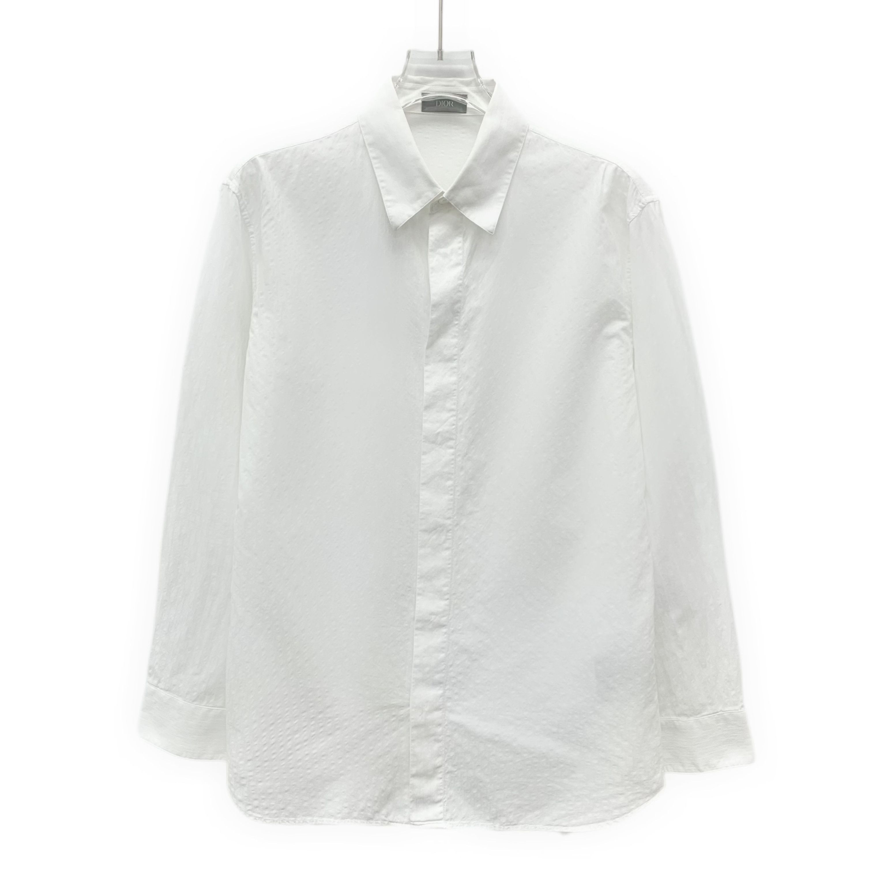 Dior Dior Jacquard Logo Shirt White (39) Size XS / US 0-2 / IT 36-38 - 1 Thumbnail