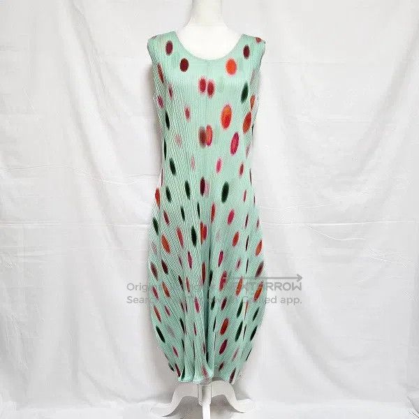 Issey Miyake Issey Miyake Green Dress Size M / US 6-8 / IT 42-44 - 1 Thumbnail