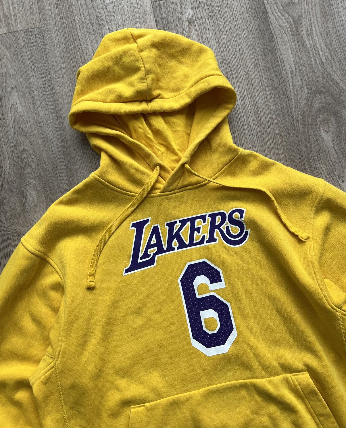 NBA × Nike Nike NBA Los Angeles Lakers #6 James Basketball Hoodie Size US M / EU 48-50 / 2 - 6 Thumbnail