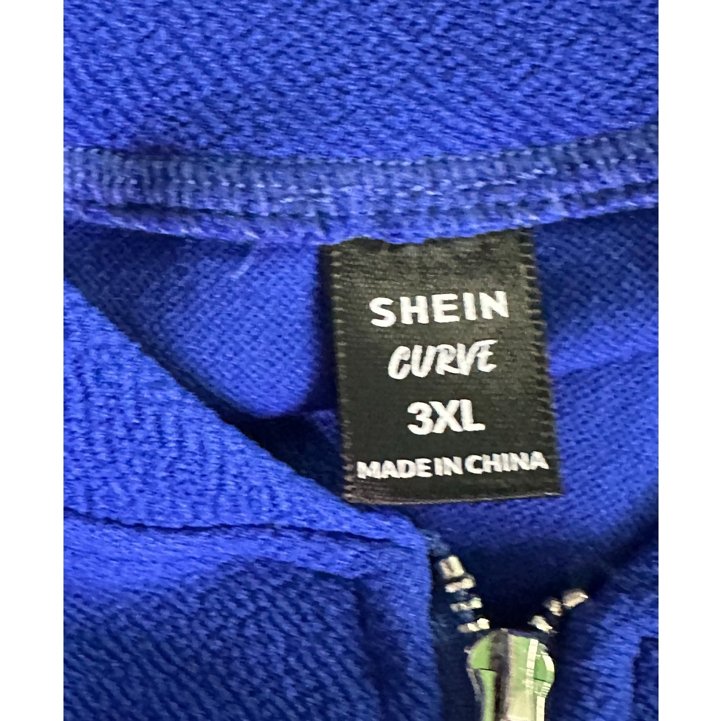 Shein Shein blue lightweight zipper jacket size 3X Size S / US 4 / IT 40 - 3 Thumbnail