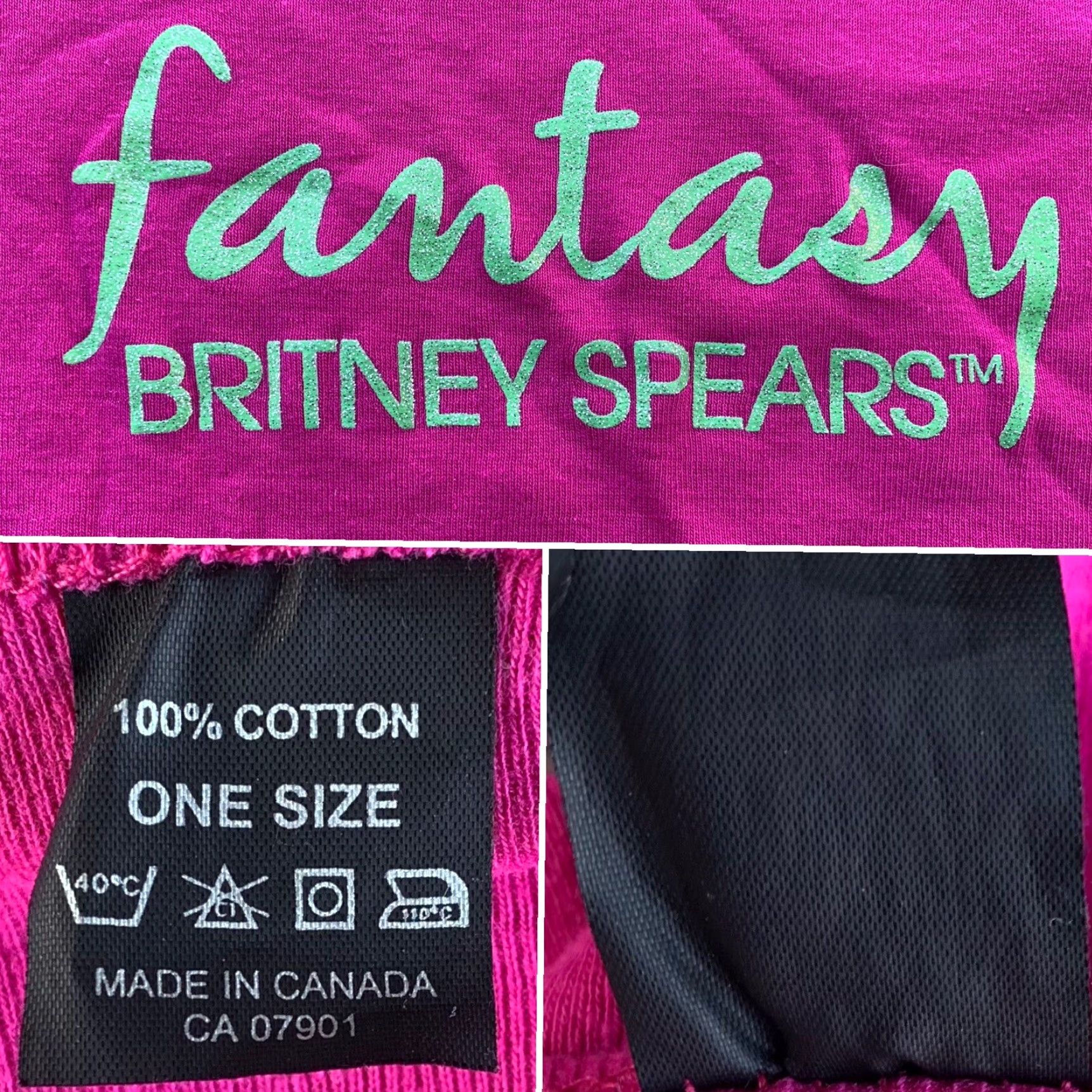 Vintage Fantasy Britney Spears t-shirt spell out Pink One Size T-Shirt Womens Size ONE SIZE - 4 Thumbnail