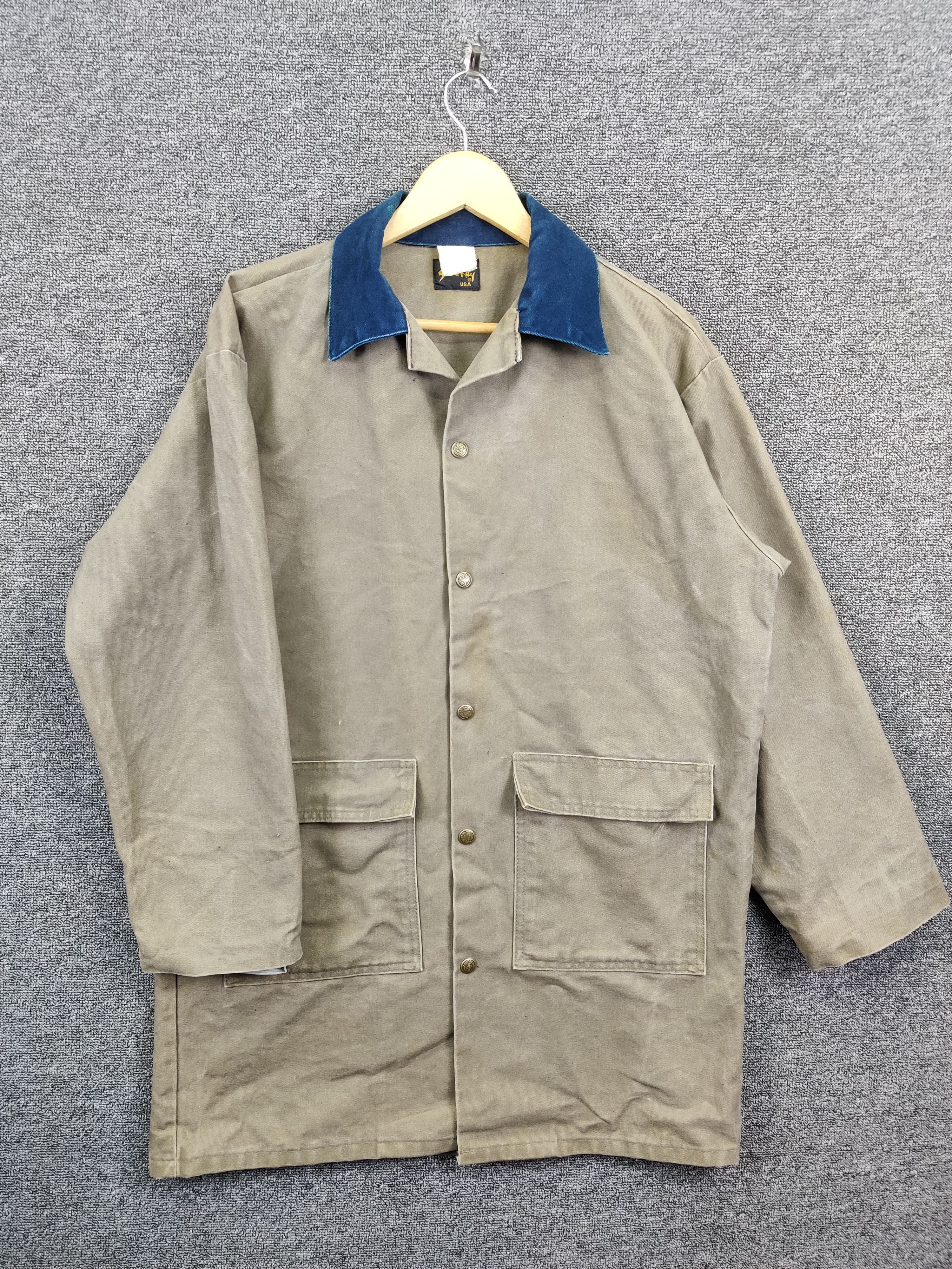 Stan Ray Vintage 90's Stan Ray Tactical Chore Canvas Jacket Size US L / EU 52-54 / 3 - 3 Thumbnail