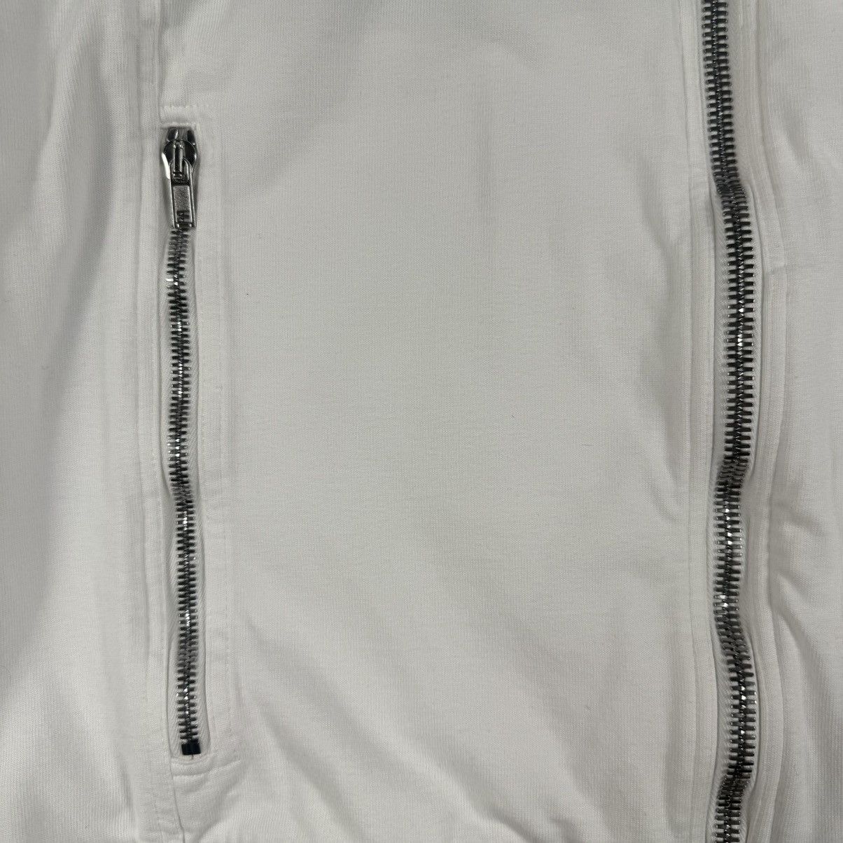 Rick Owens Rick Owens SS20 Fogachine High Neck Zip Up ‘White’ Sweater Size US S / EU 44-46 / 1 - 2 Thumbnail