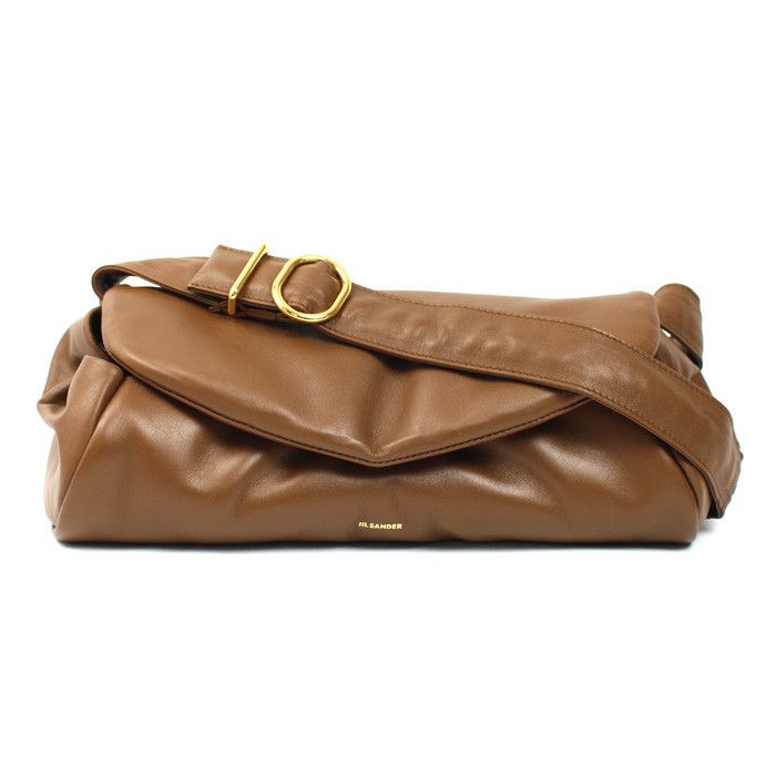 Jil Sander Jil Sander Jil Sander Canolo Padding Grande Calfskin Shoulder Bag Leather Shoulder Bag J08WD0056 DUTY FREE for USA Size ONE SIZE - 1 Thumbnail