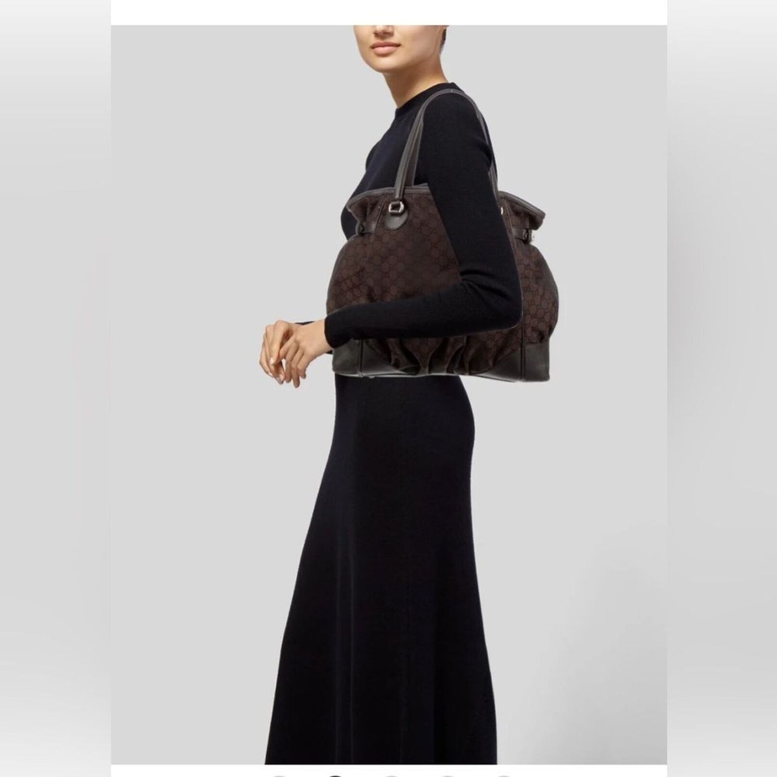 Gucci GUCCI GG Nylon Full Moon Tote Size ONE SIZE - 14 Thumbnail