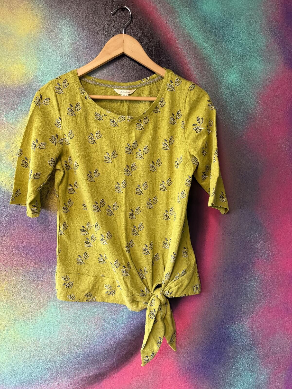 Other White stuff green floral top in size 8 Size S / US 4 / IT 40 - 1 Thumbnail