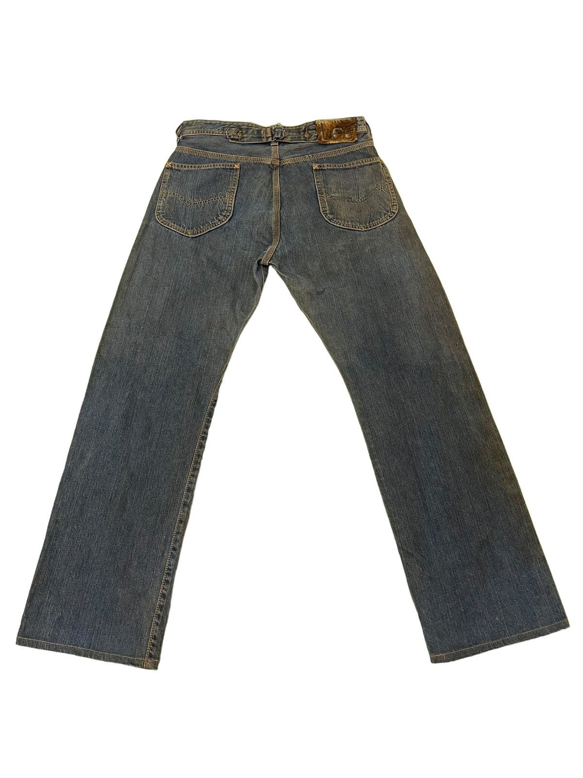 Lee 1930s 1101 Lee Cowboy Vintage Buckle Back Selvedge 8🟦7 Size US 30 / EU 46 - 2 Thumbnail