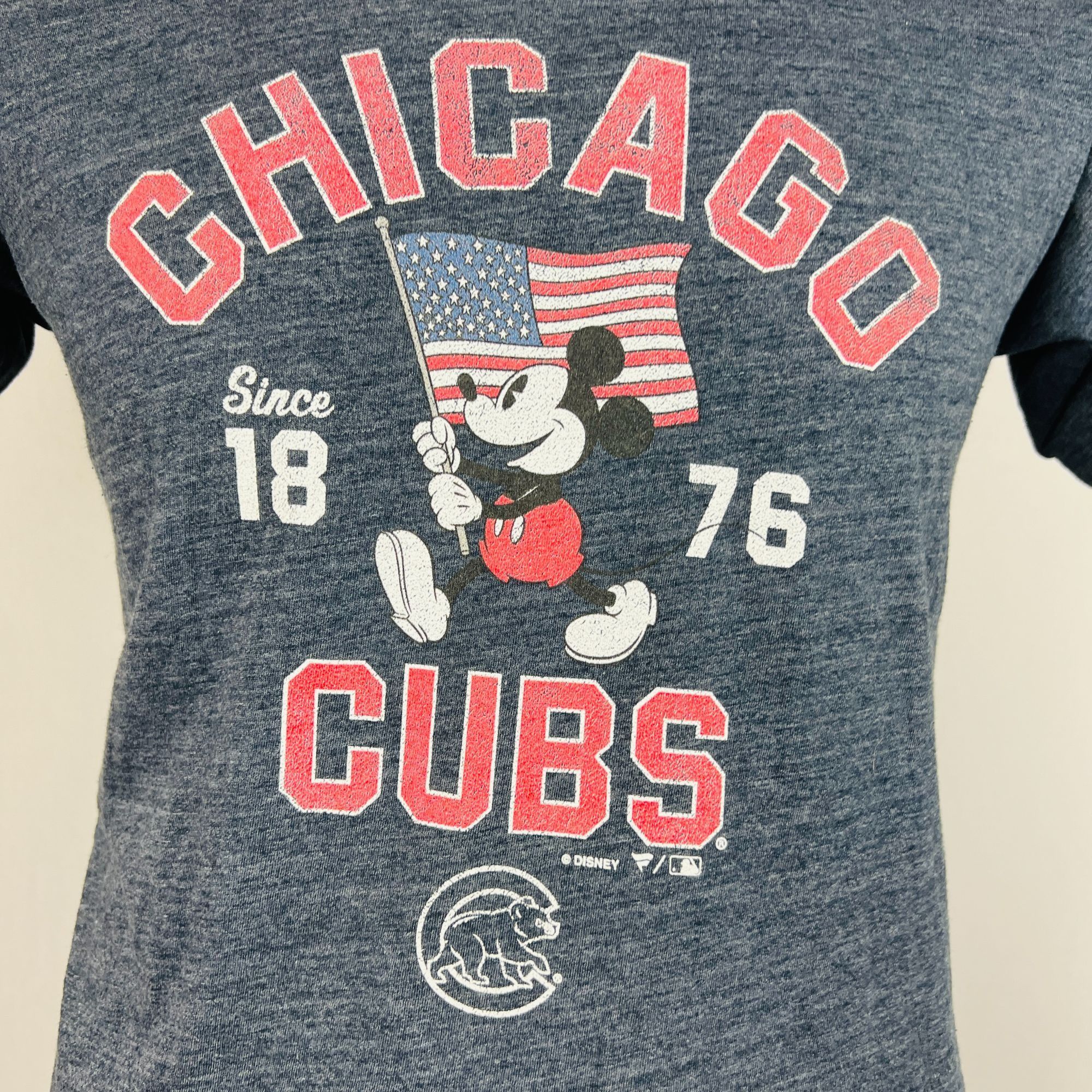 Designer Chicago Cubs Since 1876 Mickey Mouse Baseball Lrg T-Shirt Sh Size US L / EU 52-54 / 3 - 2 Thumbnail