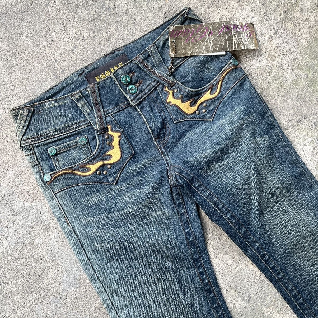 Luxury Jeans Egoist Denim Pants Super Wide Leg Opening