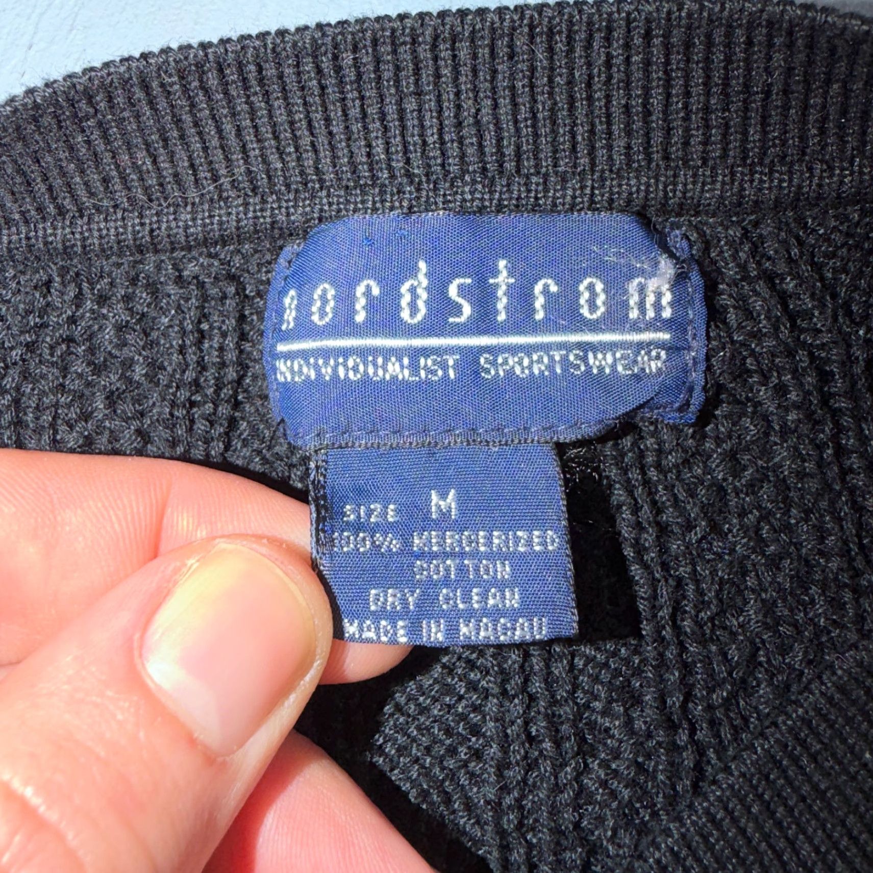 Nordstrom VINTAGE Nordstrom Cardigan Sweater 90s Black Button Front Long Sleeve M Womens Size M / US 6-8 / IT 42-44 - 3 Thumbnail