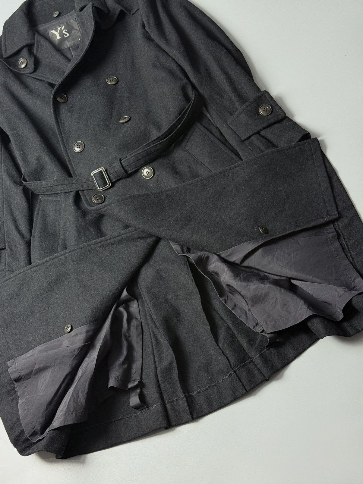 Yohji Yamamoto Vintage Y’s Yohji Yamamoto Belted Trench Coat Size US M / EU 48-50 / 2 - 4 Thumbnail