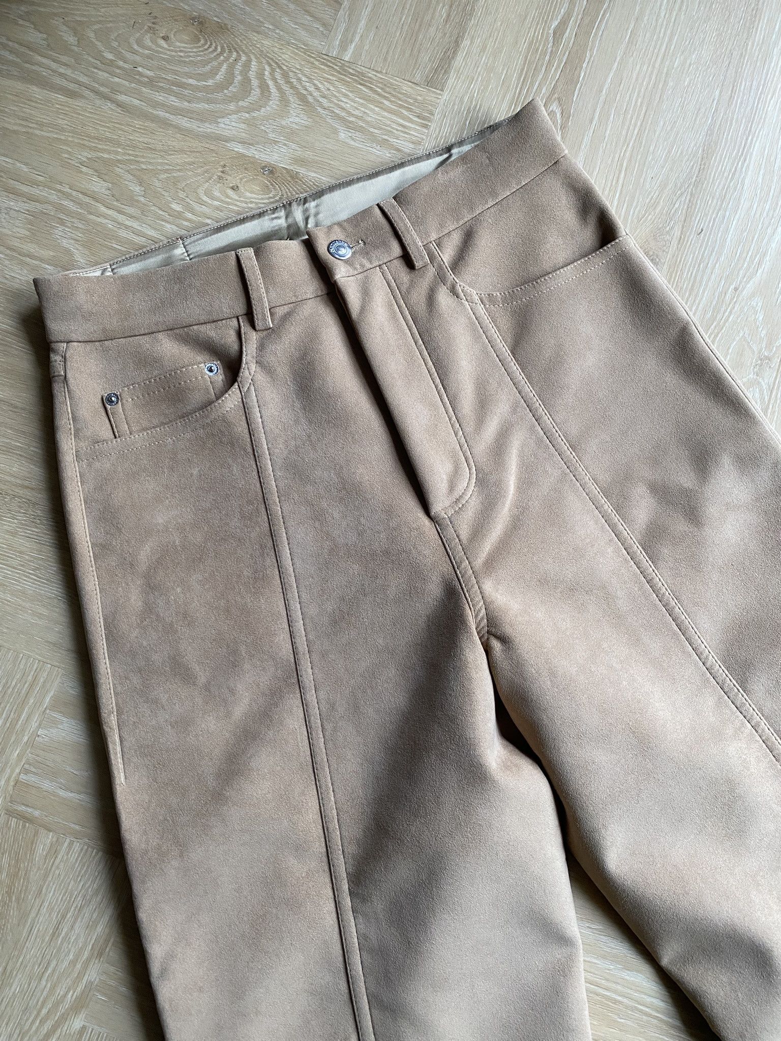 Nanushka NWT $2195 - Regenerated Leather Suede Pants Size US 30 / EU 46 - 13 Thumbnail
