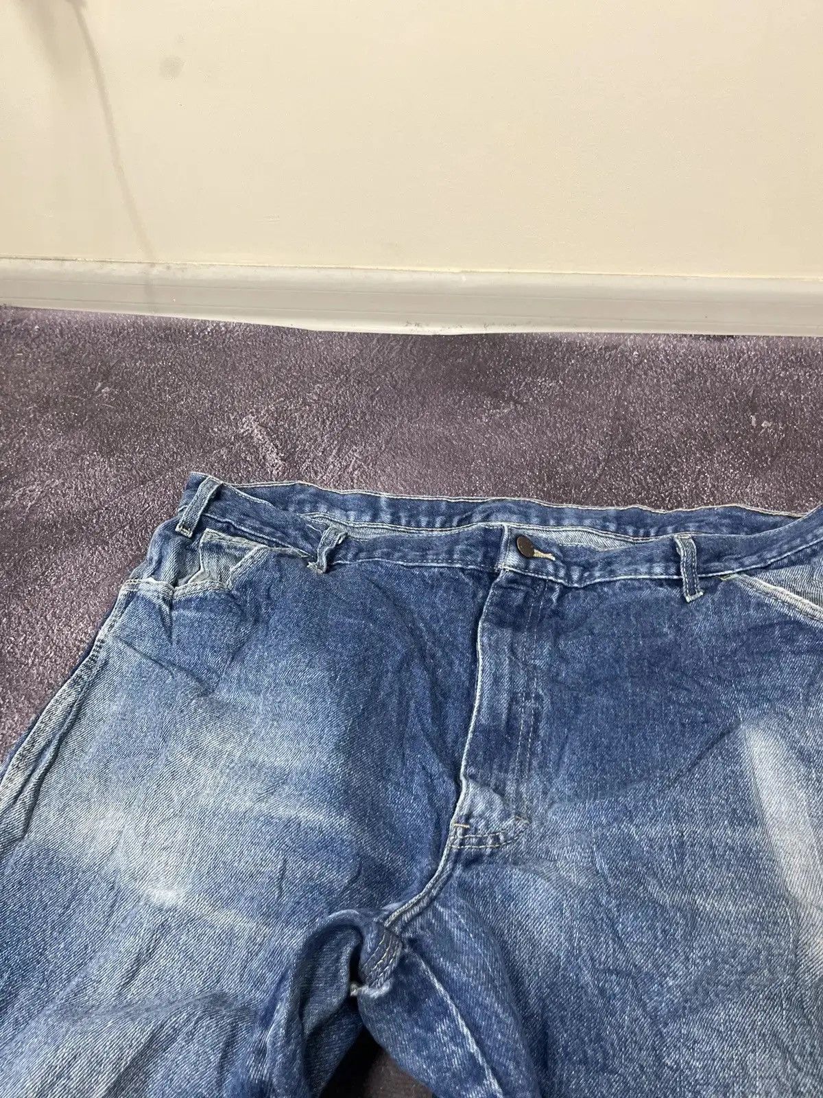 Dickies × Vintage Vintage Dickies Y2K Faded Blue Denim Hype Baggy Jeans Size US 42 / EU 58 - 8 Thumbnail