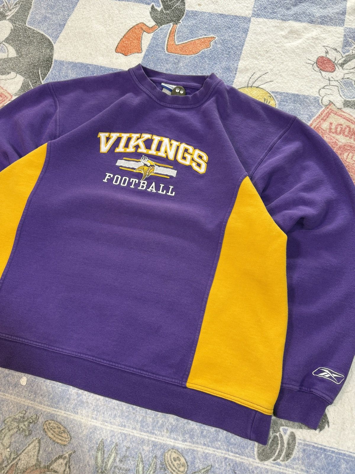 NFL Vintage minnesota vikings crewneck sweatshirt Size US L / EU 52-54 / 3 - 2 Thumbnail