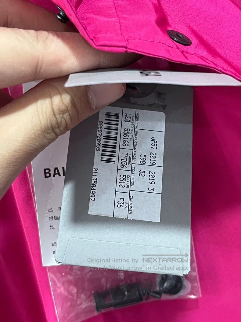 Balenciaga Balenciaga Coach jacket Magenta Size XS / US 0-2 / IT 36-38 - 8 Thumbnail