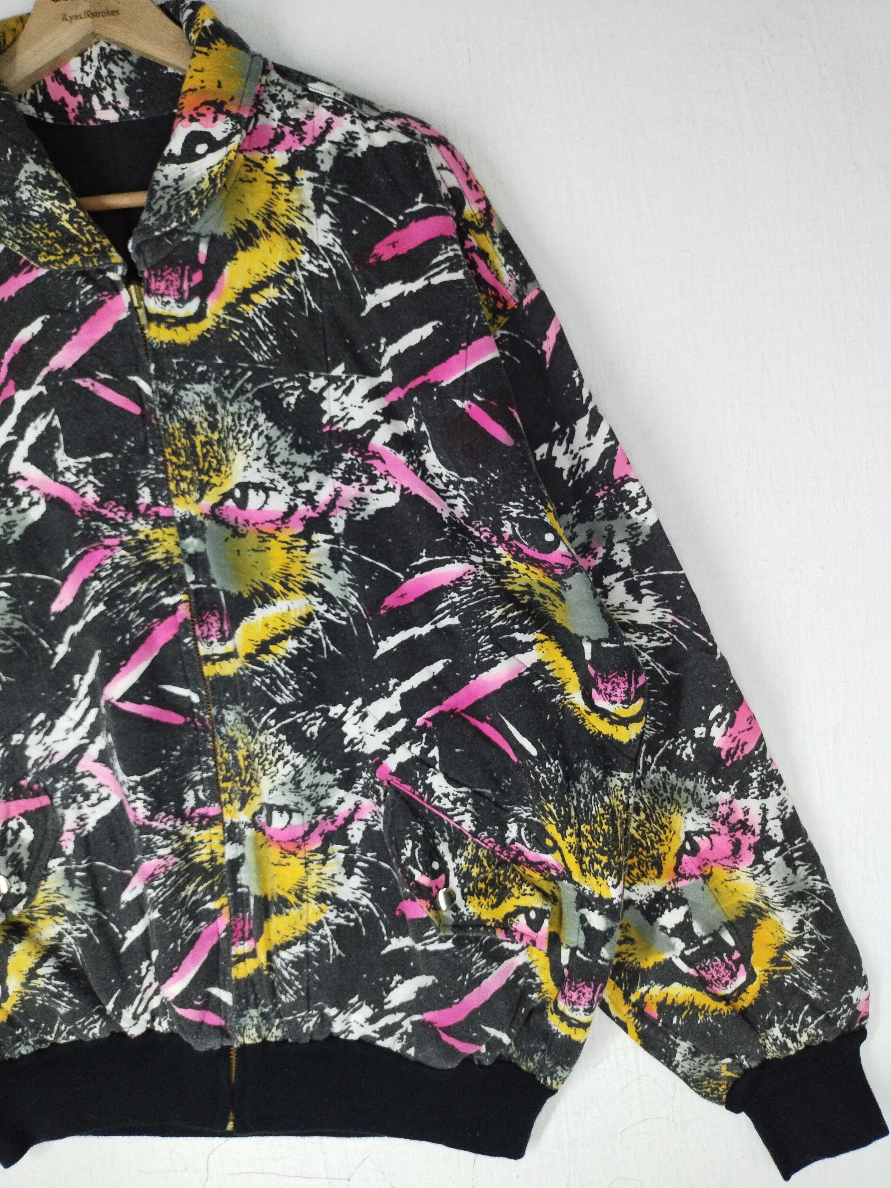 Vintage Vintage 80's Alaska Tiger Promo Overview Snow Jacket Size US L / EU 52-54 / 3 - 8 Thumbnail