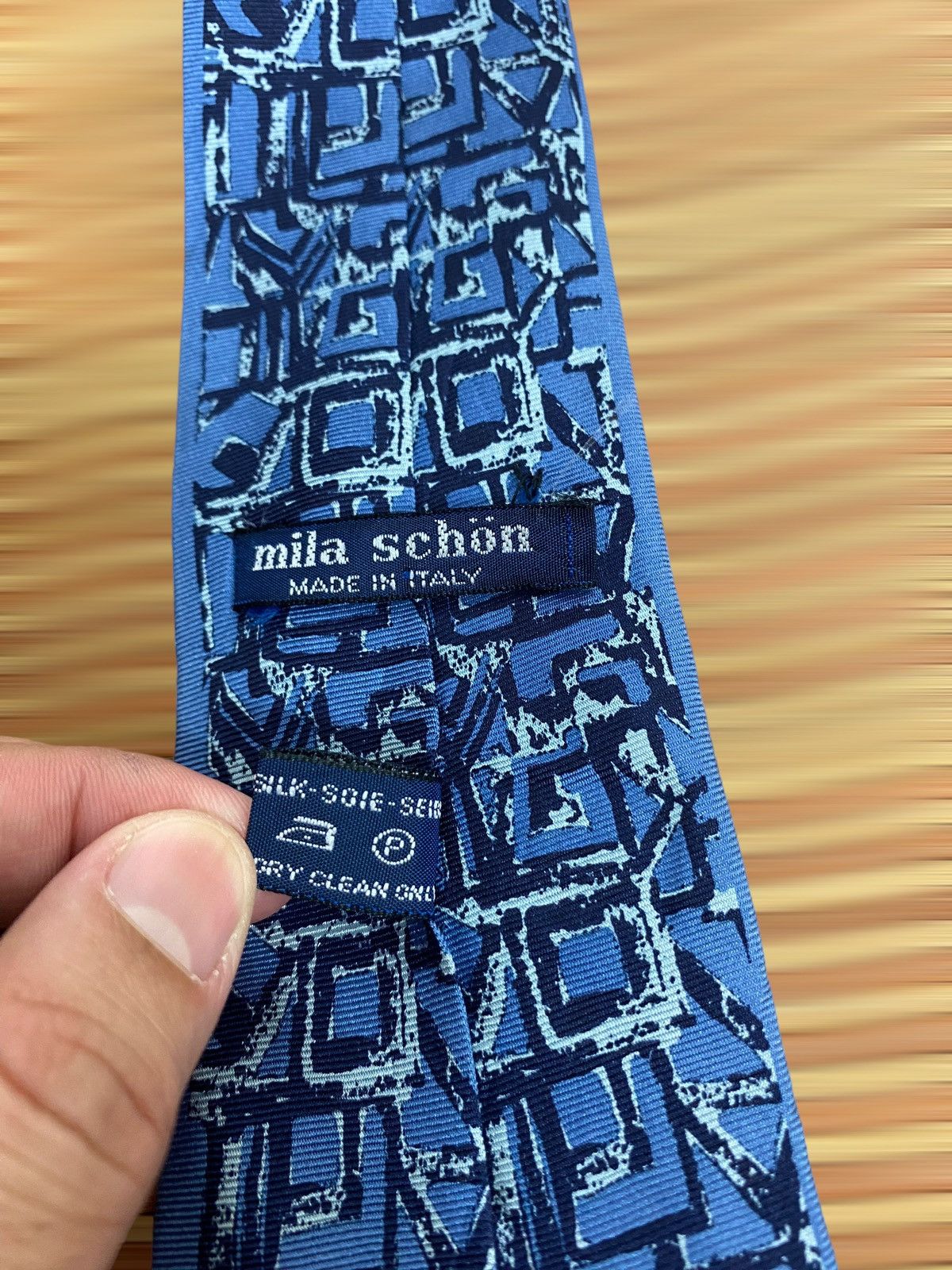 Mila Schon Rare‼️ Vintage Mila Schon Nect Silk Tie Made in Italy Size ONE SIZE - 7 Thumbnail