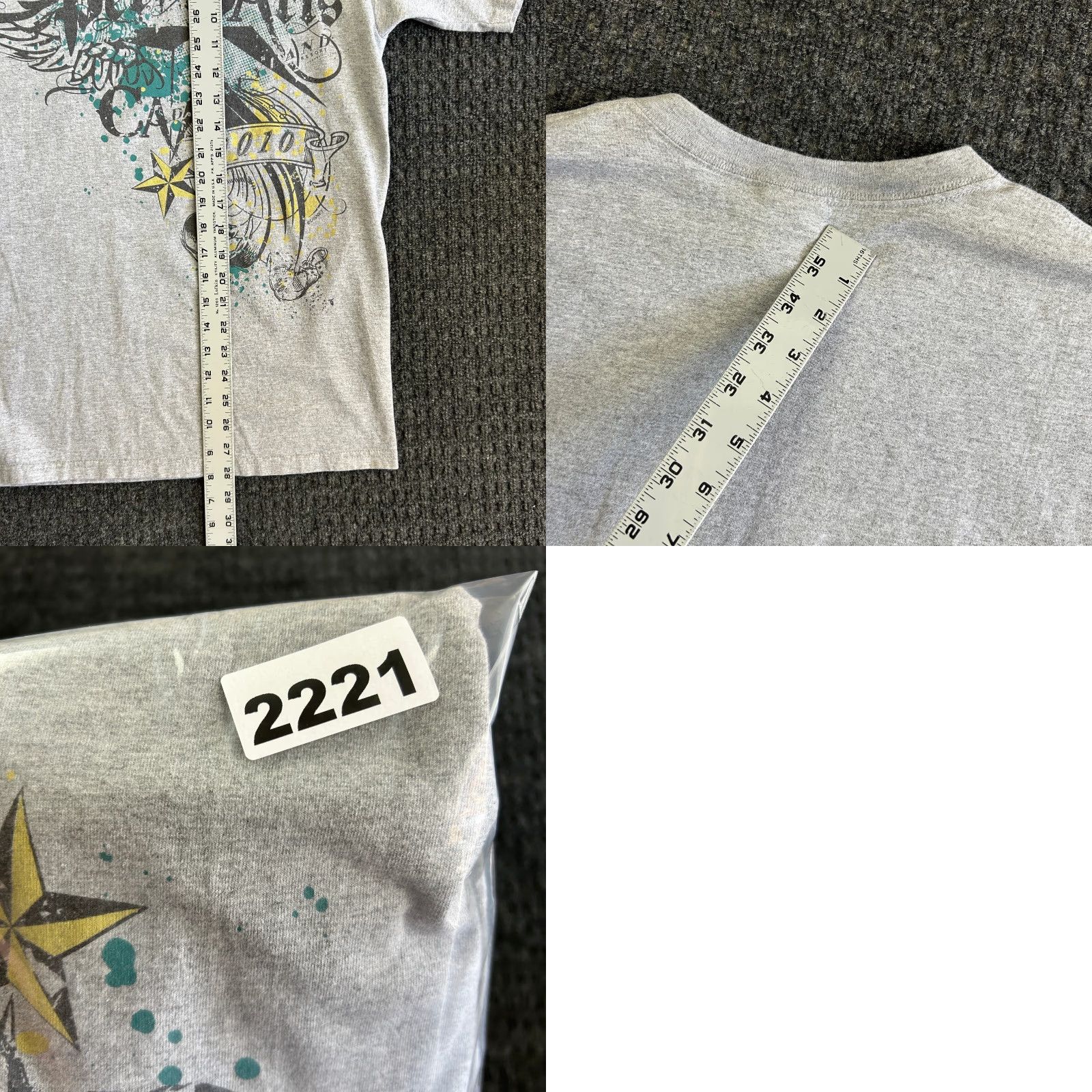 Anvil VINTAGE Disney Performing Arts y2k Graphic Tee T-Shirt L Gray Anvil Unisex Adults 90s Rock Couture Grunge Hipster Retro USA Size US L / EU 52-54 / 3 - 8 Thumbnail