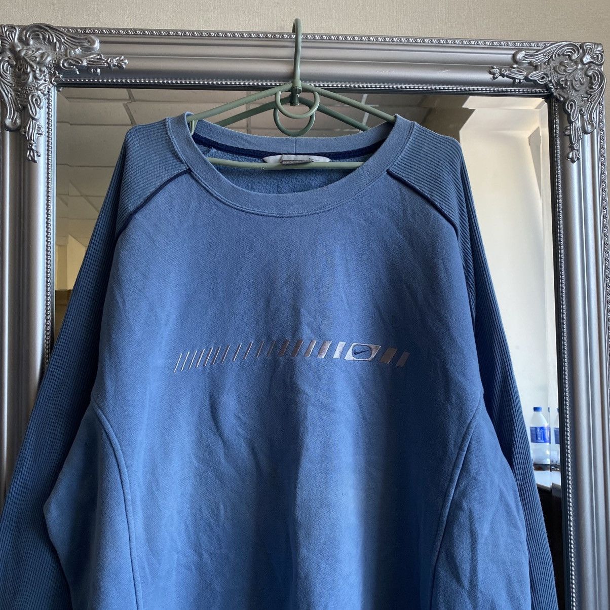 Nike Vintage Y2K Nike Sweatshirt Embroidered Swoosh Size US XXL / EU 58 / 5 - 2 Thumbnail
