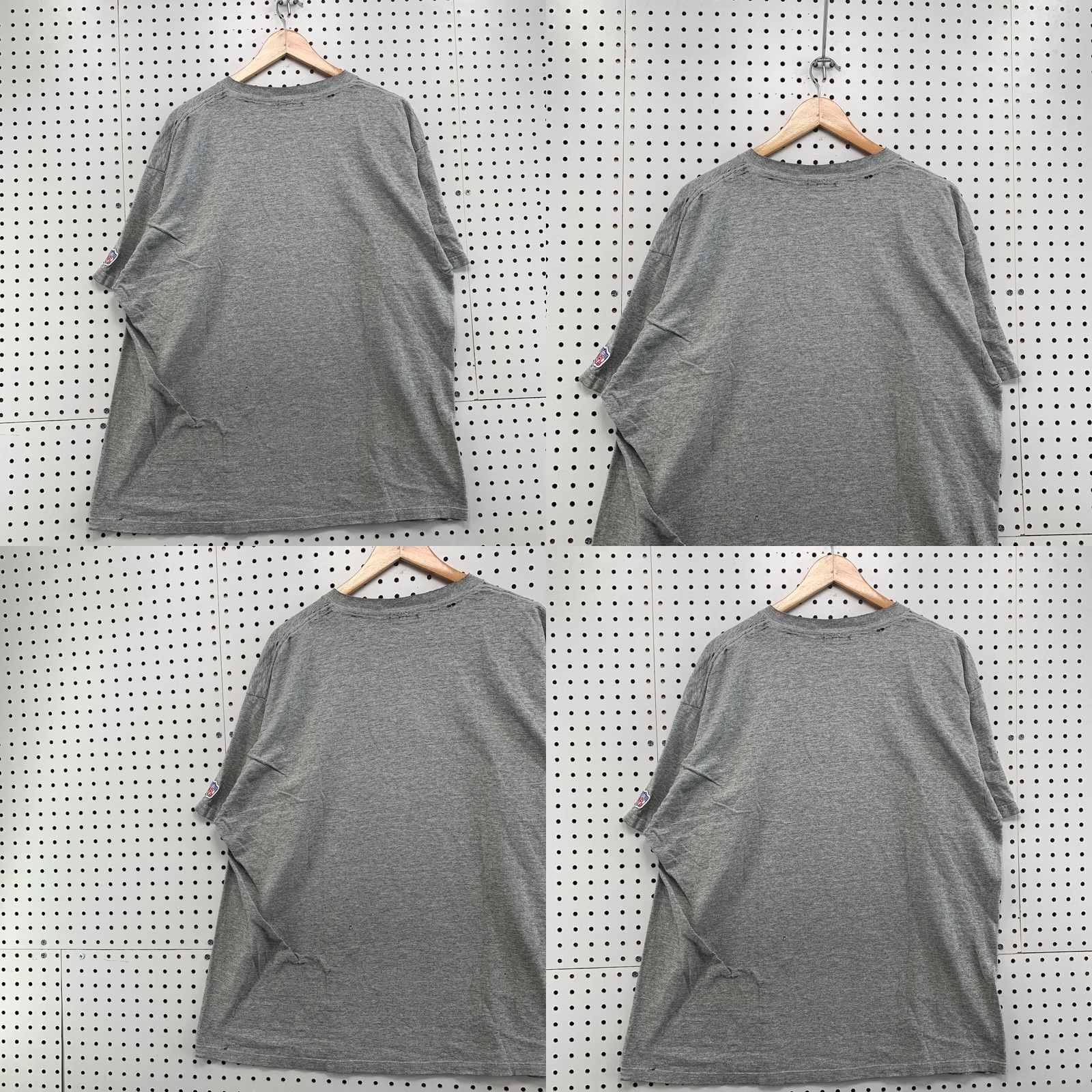 Nike VINTAGE Nike Green Bay Packers Shirt XL Gray Center Swoosh Distressed 90s Size US XL / EU 56 / 4 - 10 Thumbnail