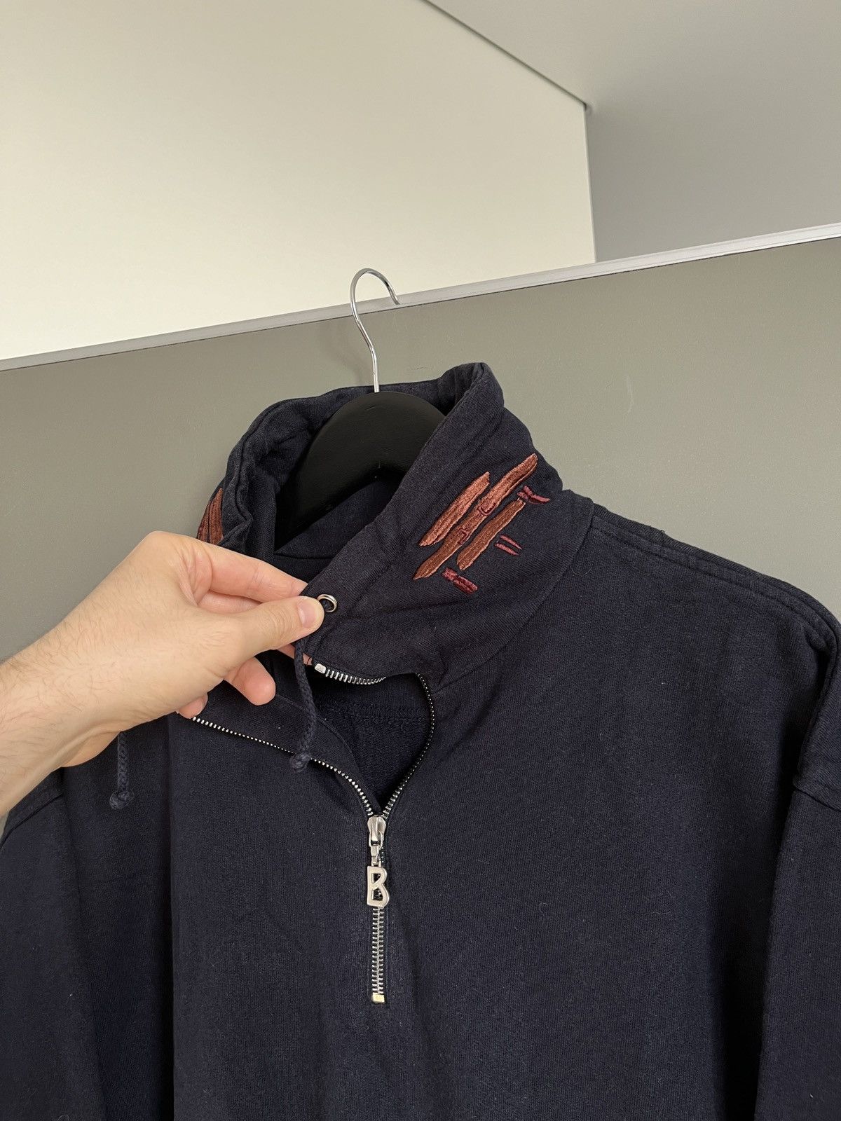Bogner BOGNER Zip High Neck Bizons Heritage Sweatshirt Size US M / EU 48-50 / 2 - 2 Thumbnail