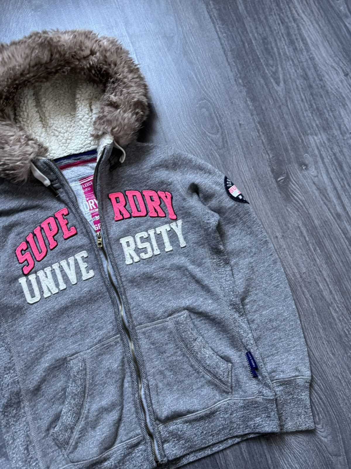 Superdry Vintage Super Dry Fur Hoodie Size US S / EU 44-46 / 1 - 2 Thumbnail