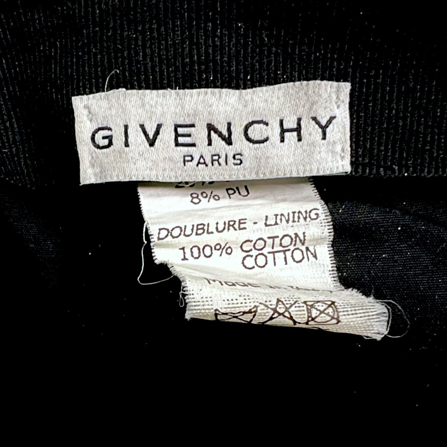 Givenchy Givenchy Paris Diagonal Tape Logo Snapback Black Hat Cap Lux Size ONE SIZE - 7 Thumbnail