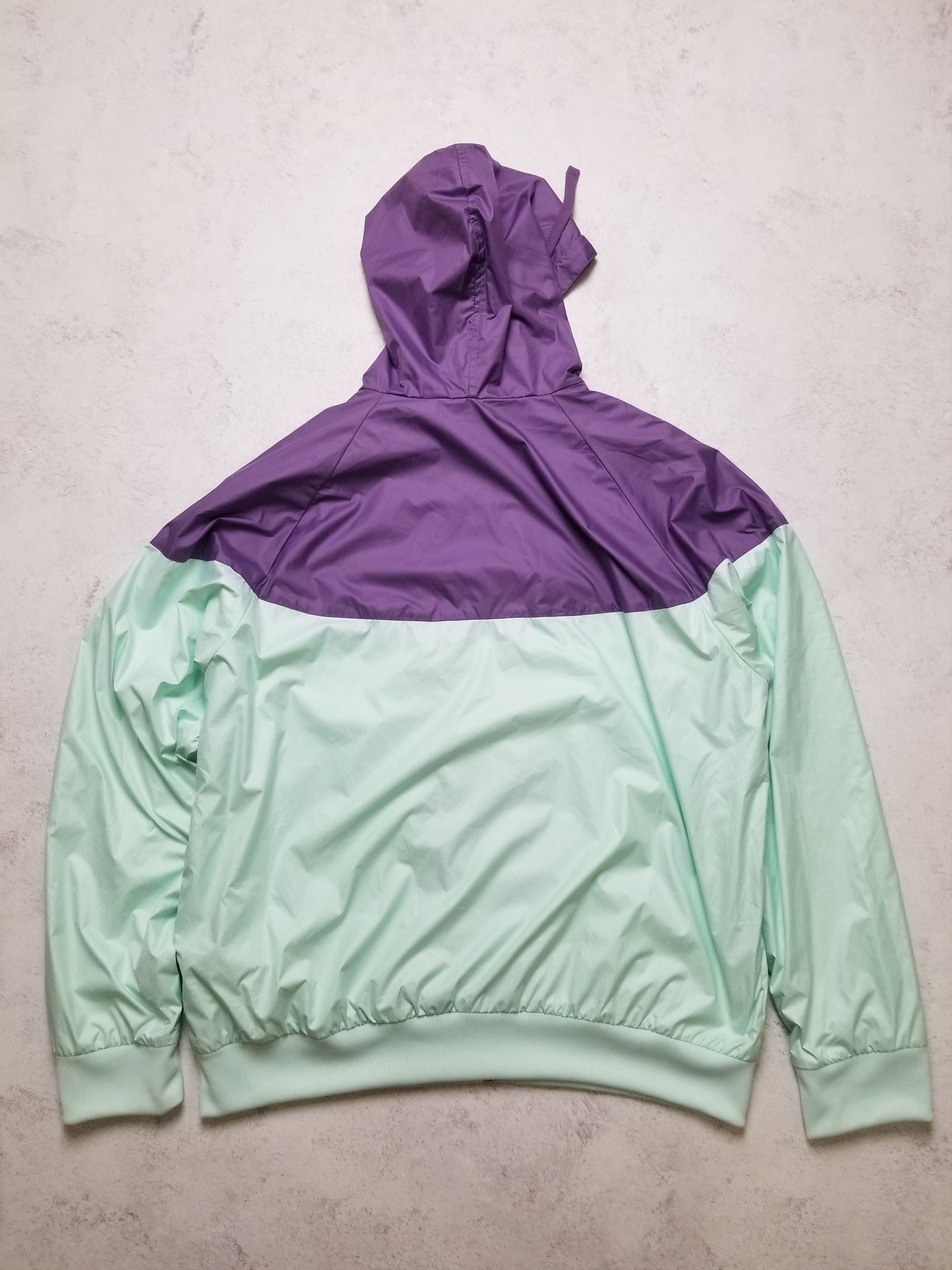 Nike Nike Performance Windbreaker Mint/Purple Full Zip Jacket Size US L / EU 52-54 / 3 - 2 Thumbnail
