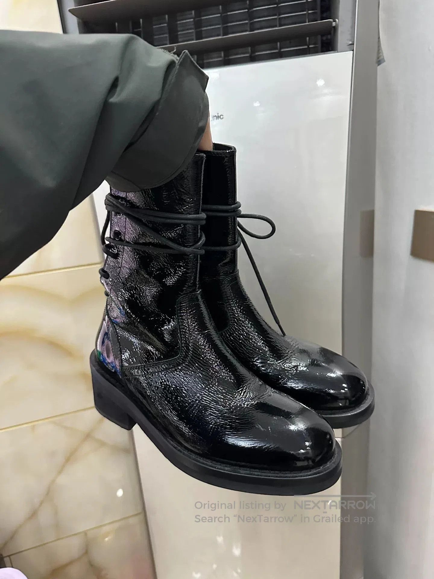 Ann Demeulemeester Ann Demeulemeester Black Ankle Boots. Size US 7 / IT 37 - 2 Thumbnail