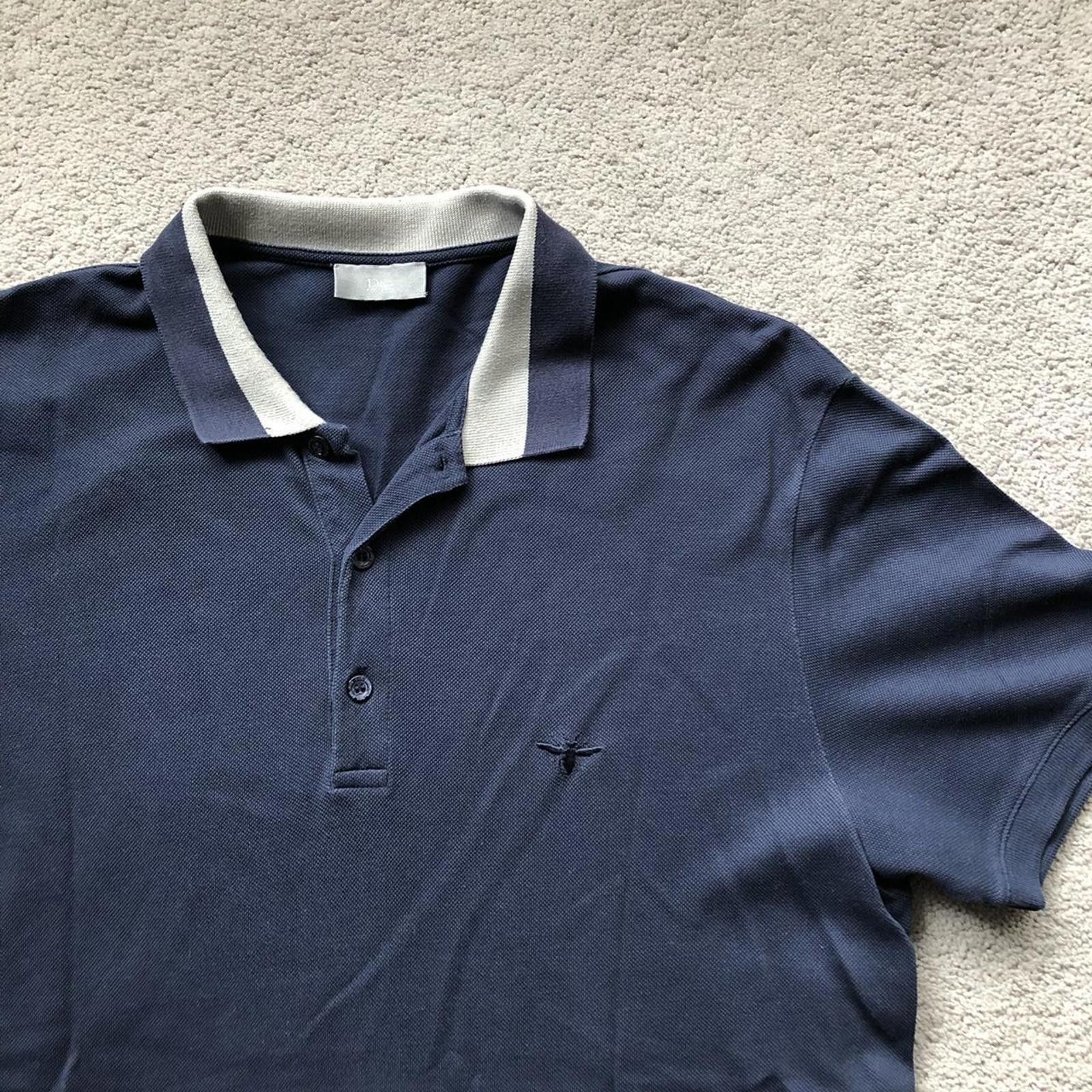 Dior Dior Homme Bee Polo Shirt Size US L / EU 52-54 / 3 - 2 Thumbnail