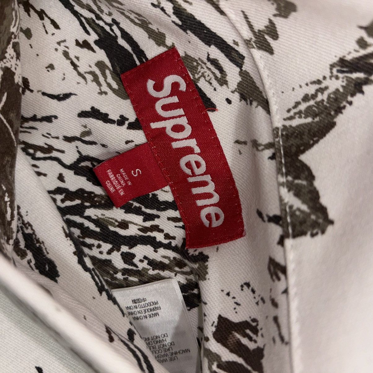 Supreme Supreme RealTree Reversible Quilted Work Jacket Snow Camo Size US S / EU 44-46 / 1 - 11 Thumbnail