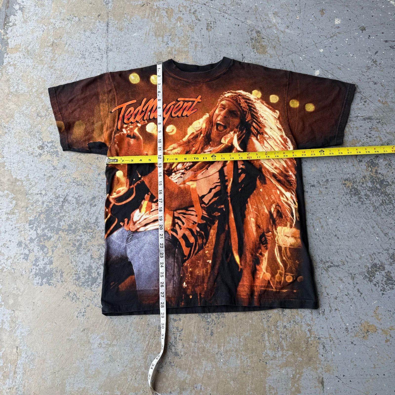 Vintage Vintage 1995 Ted Nugent Spirit of the Wild Winterland Tee Size US L / EU 52-54 / 3 - 6 Thumbnail