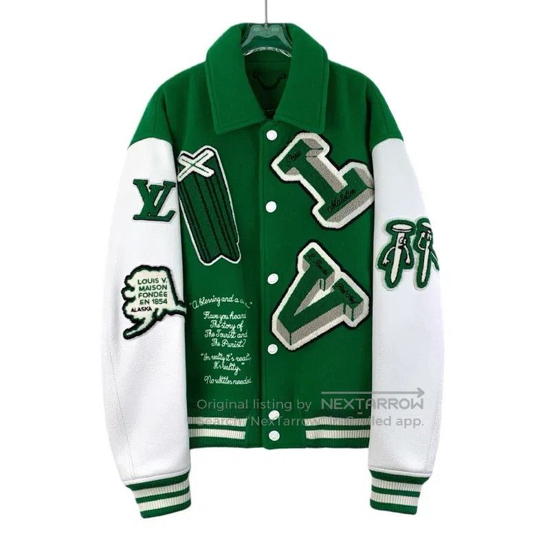 Louis Vuitton Wizard of Oz green logo patchwork leather ba