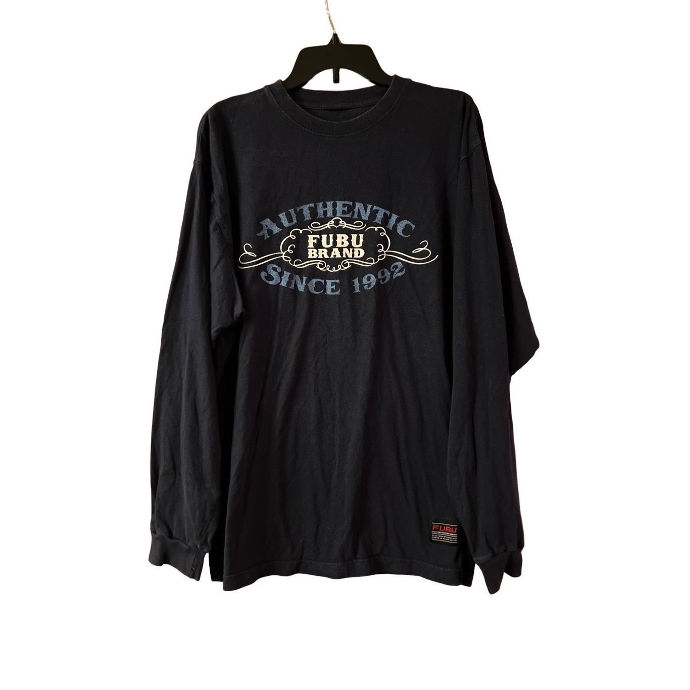 VTG 90s FABU Classic Long Sleeve T-Shirt Jersey Men's X-LARG