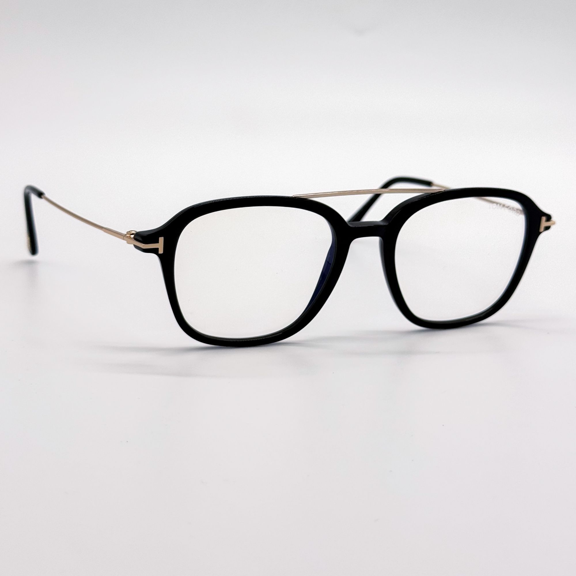 Tom Ford NEW TOM FORD EYEGLASSES TF5610 001 BLACK/GOLD MEN FT5610 001 Size ONE SIZE - 5 Thumbnail