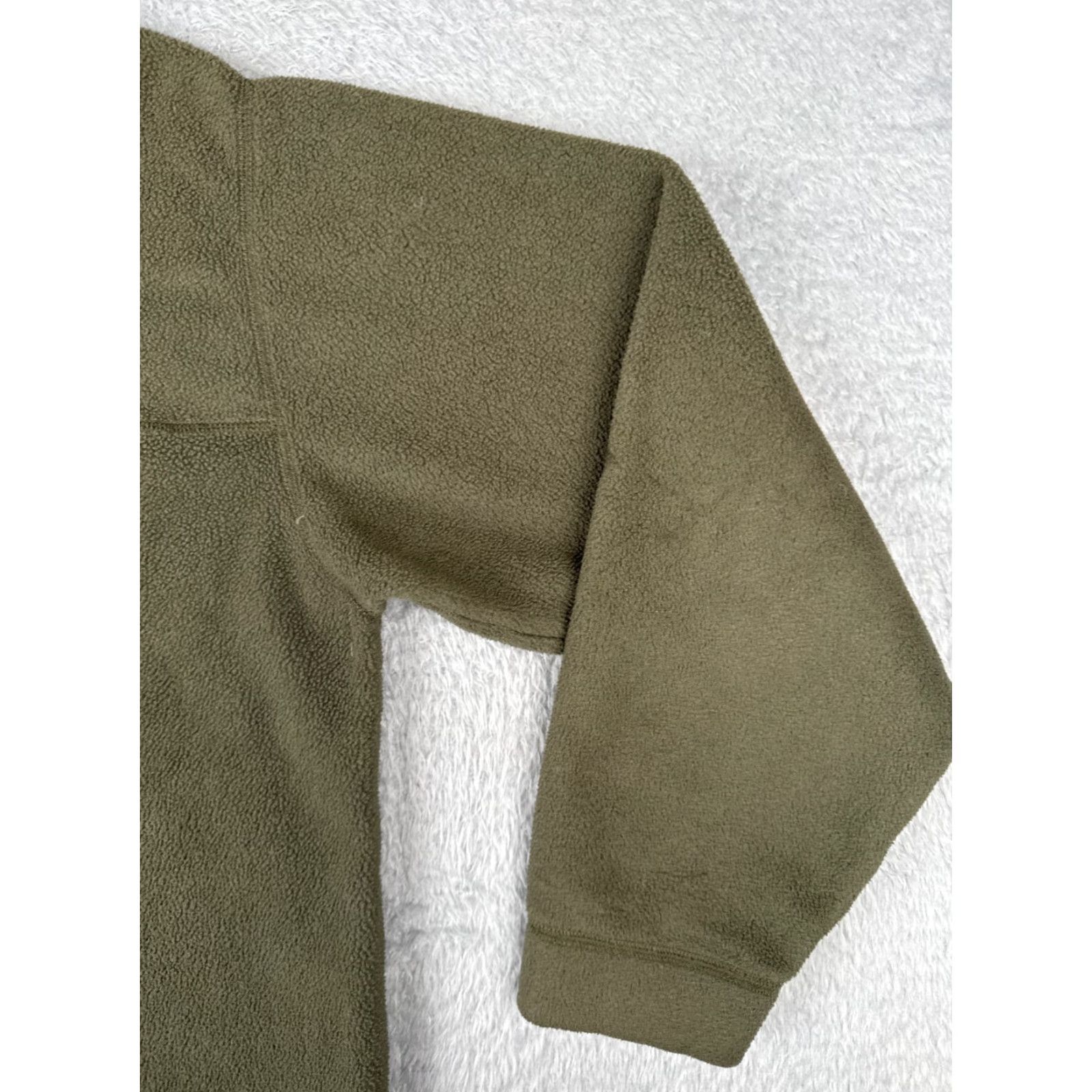Timberland Timberland Sweater Men Large Green Fleece 1/4 Zip Polyester ISSUES READ ME Size US L / EU 52-54 / 3 - 2 Thumbnail