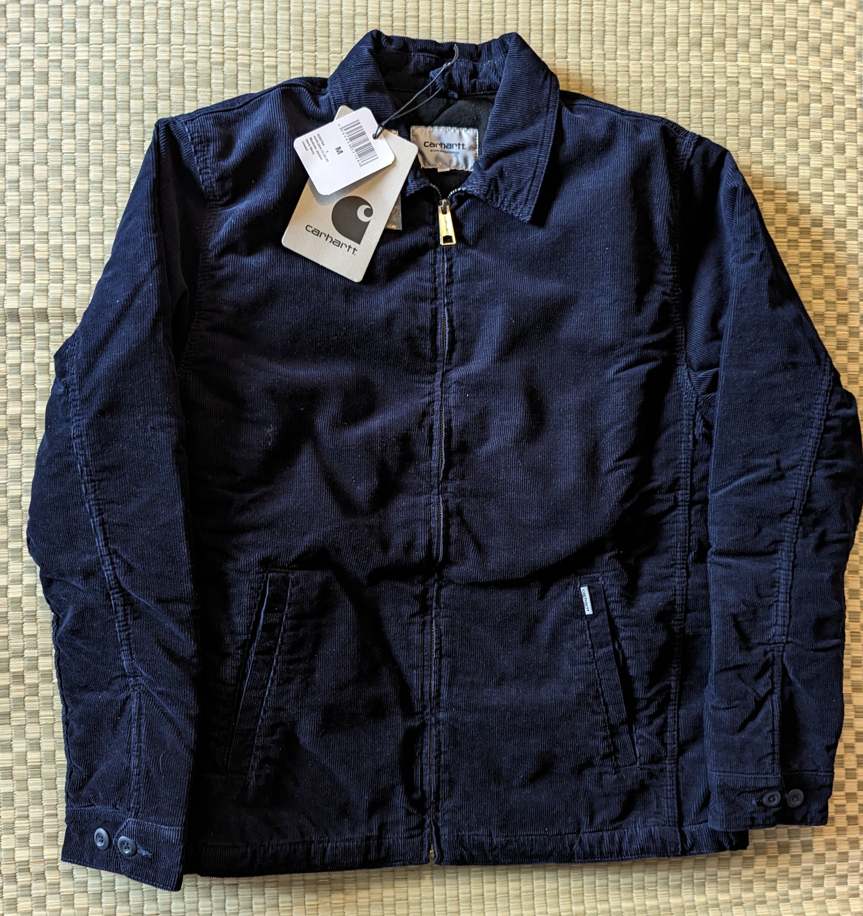 image of NWT Carhartt Wip Modular Jacket Rinsed in Dark Navy, Men's (Size Medium)