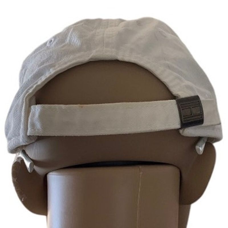 Tommy Hilfiger Tommy Hilfiger Classic Cotton Cap White Strap Back Adj Logo Size ONE SIZE - 3 Thumbnail
