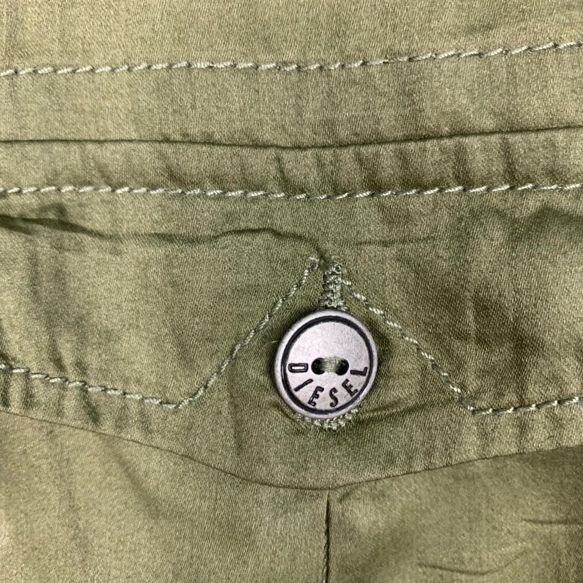 Diesel DIESEL Snap Button Green Vest #1671-C74 Size US M / EU 48-50 / 2 - 11 Thumbnail