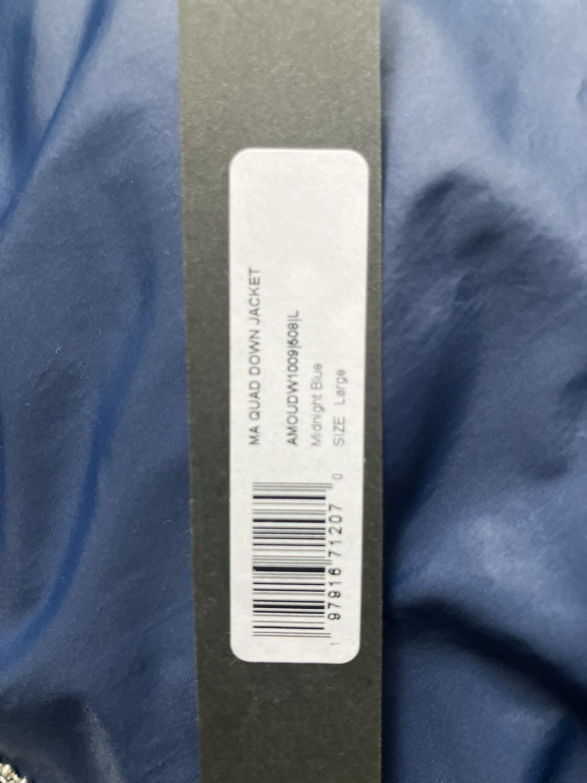 Amiri Midnight Blue Quad Jacket Large Size US L / EU 52-54 / 3 - 9 Thumbnail
