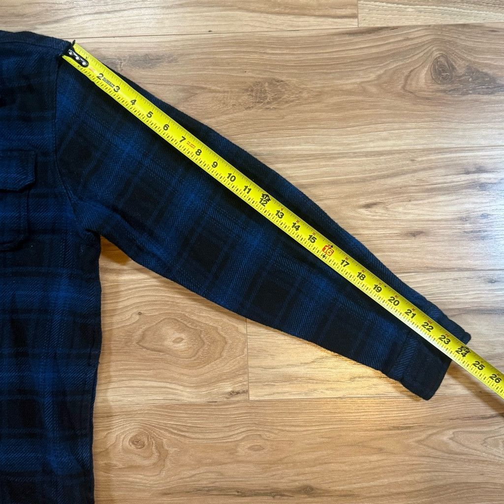 Orvis Orvis Men’s Medium Blue Plaid Flannel Shirt Jacket Size US M / EU 48-50 / 2 - 6 Thumbnail