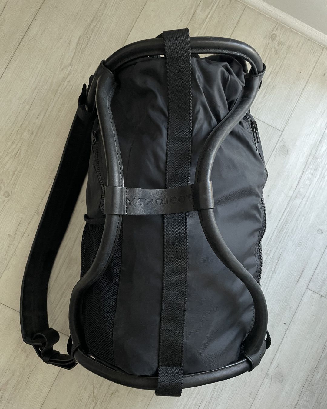Y/Project Archive Y/Project leather-trimmed backpack -black Size ONE SIZE - 5 Thumbnail