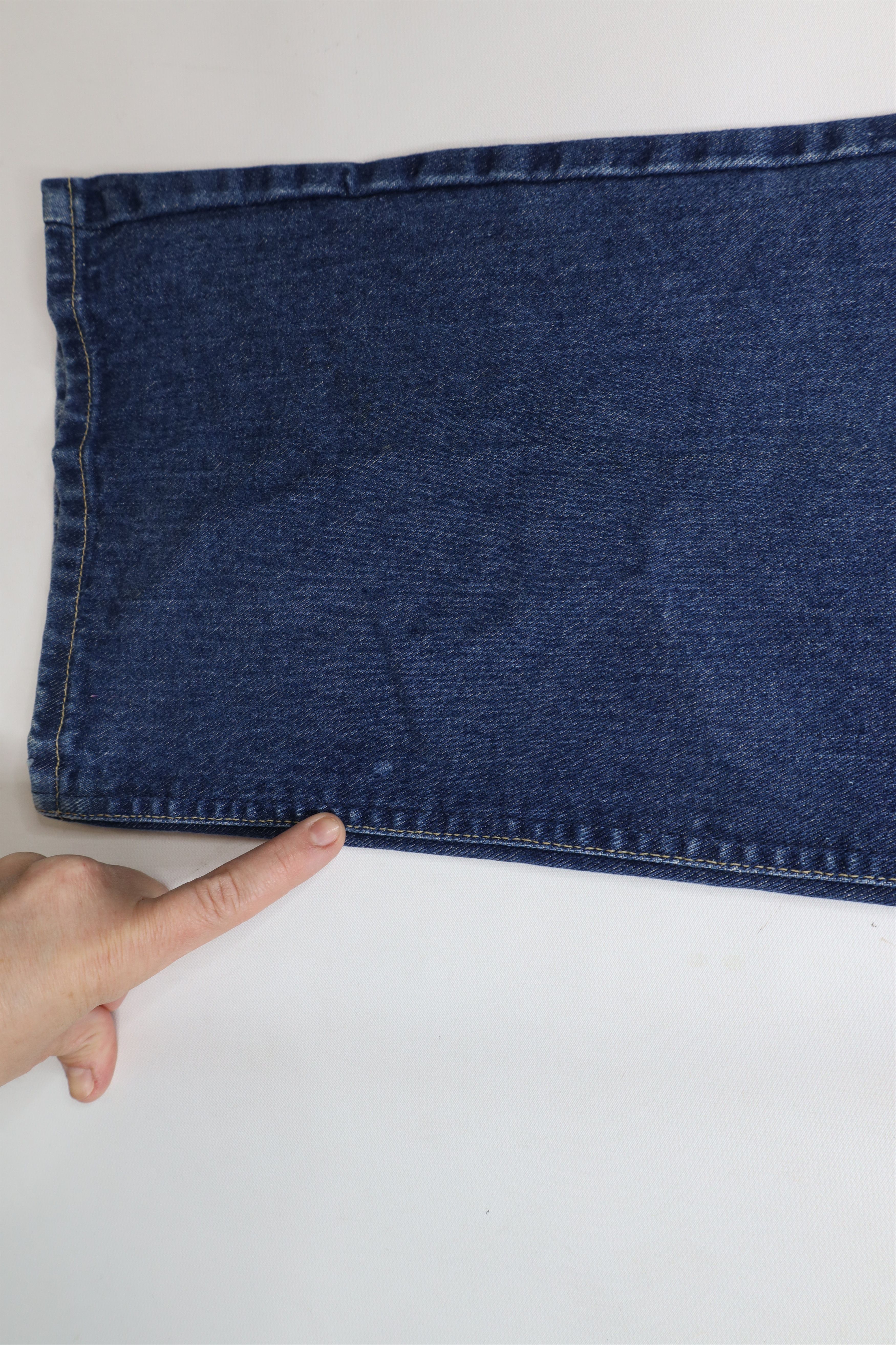 Lee × Vintage Vintage 70s Lee Flared Wide Leg Denim Jeans Blue Cotton USA Size US 38 / EU 54 - 6 Thumbnail