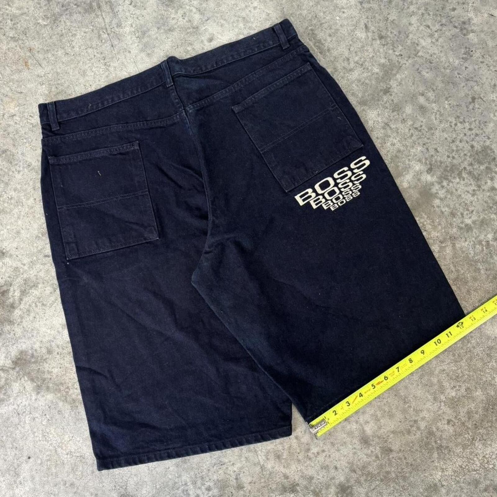 Hugo Boss Boss Y2K Baggy Wide Leg Vintage Style Jorts Size US 40 / EU 56 - 2 Thumbnail