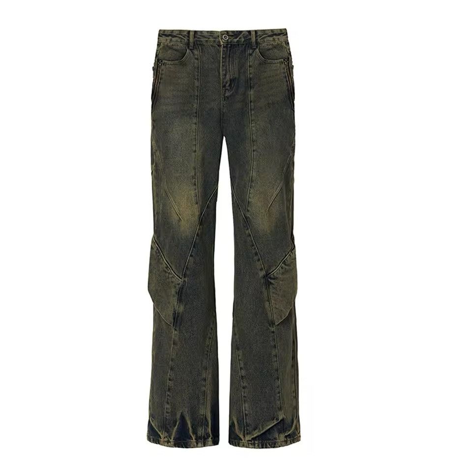 Japanese Brand × Jean Vintage blue Street Baggy Flared Denim Size US 31 - 5 Thumbnail