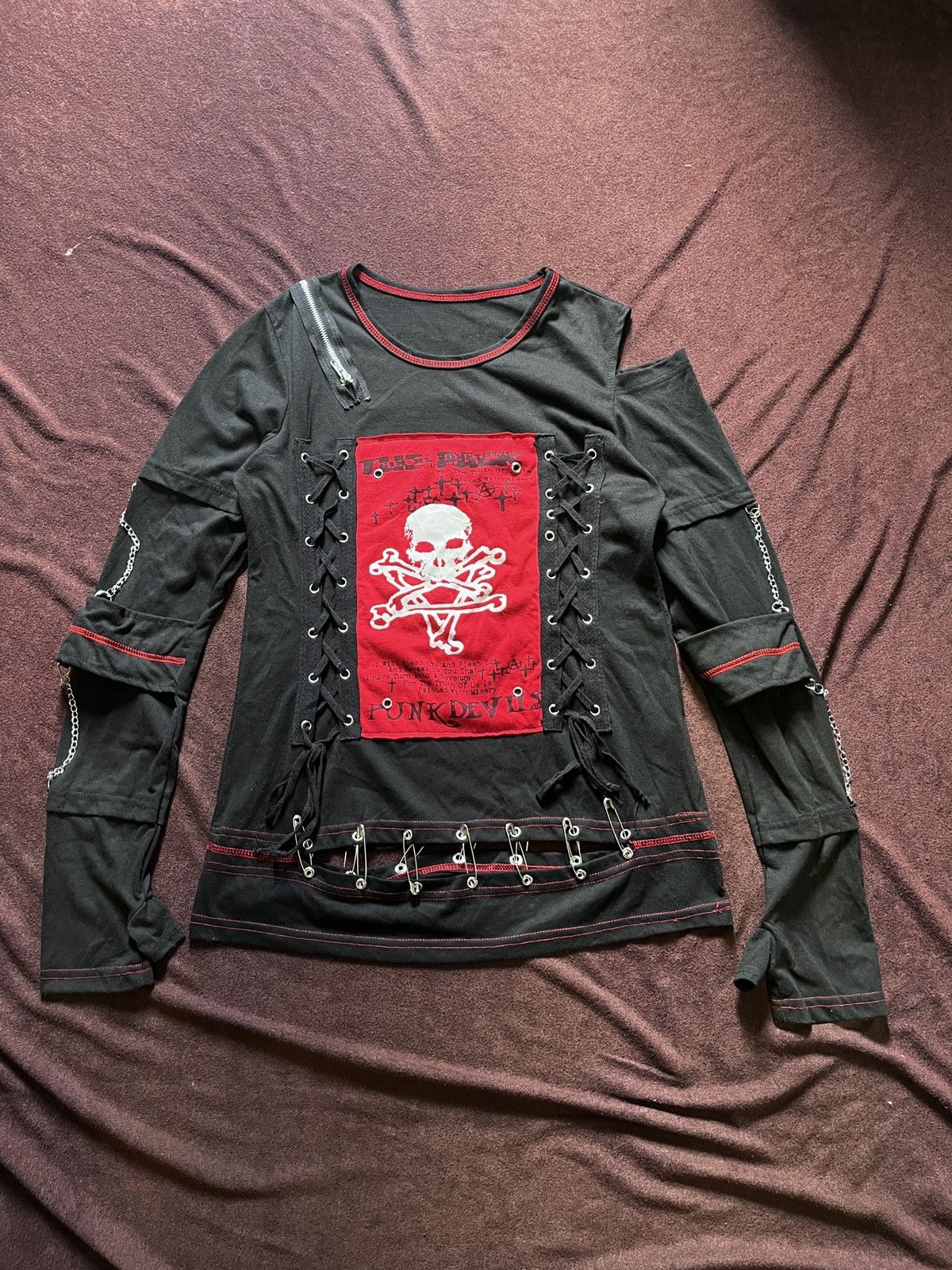 Japanese Brand Addicted Goth Skulls Size US M / EU 48-50 / 2 - 1 Thumbnail