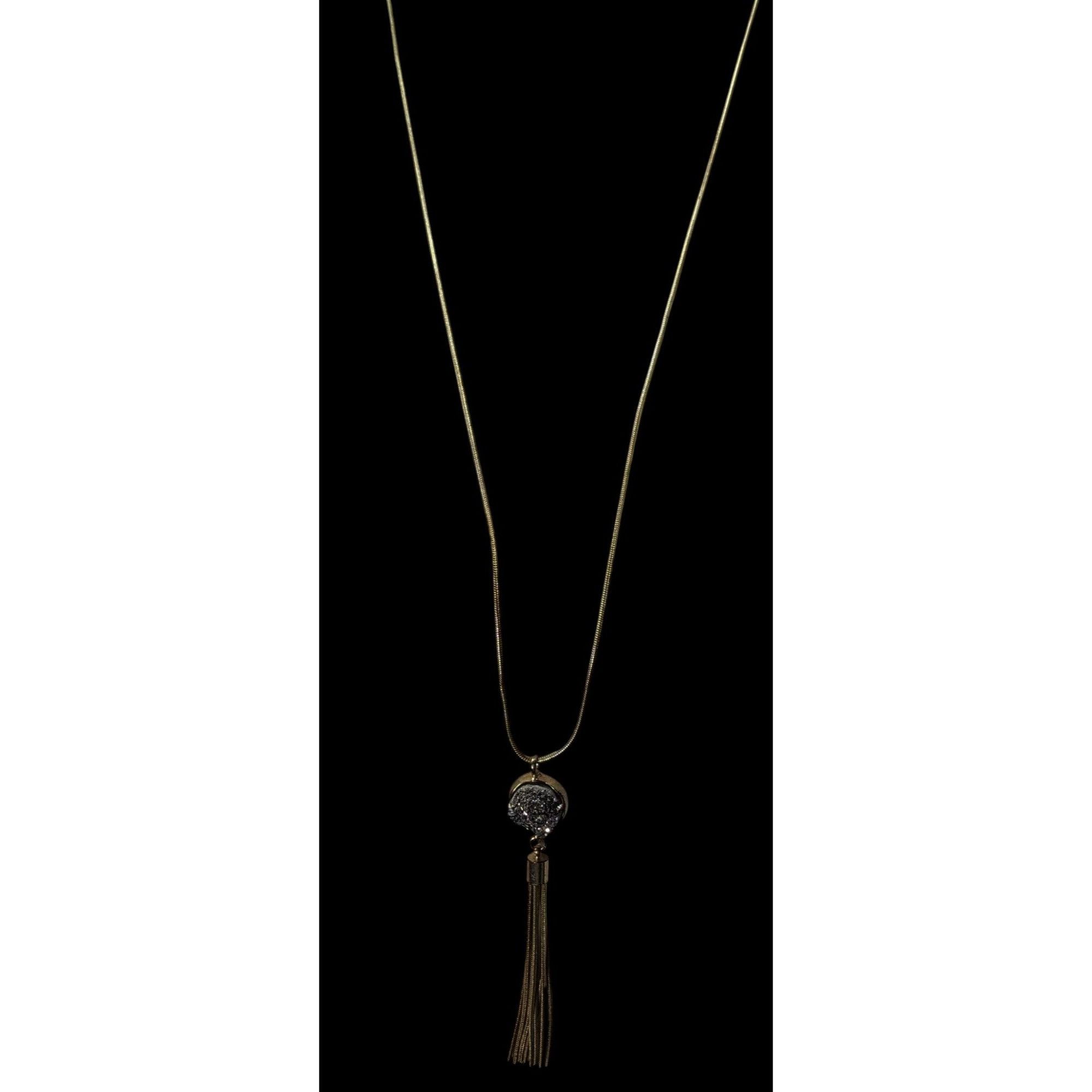 Other Bohemian Shell Pendant Necklace Brown And Cream On Tan Cord Size ONE SIZE - 4 Thumbnail