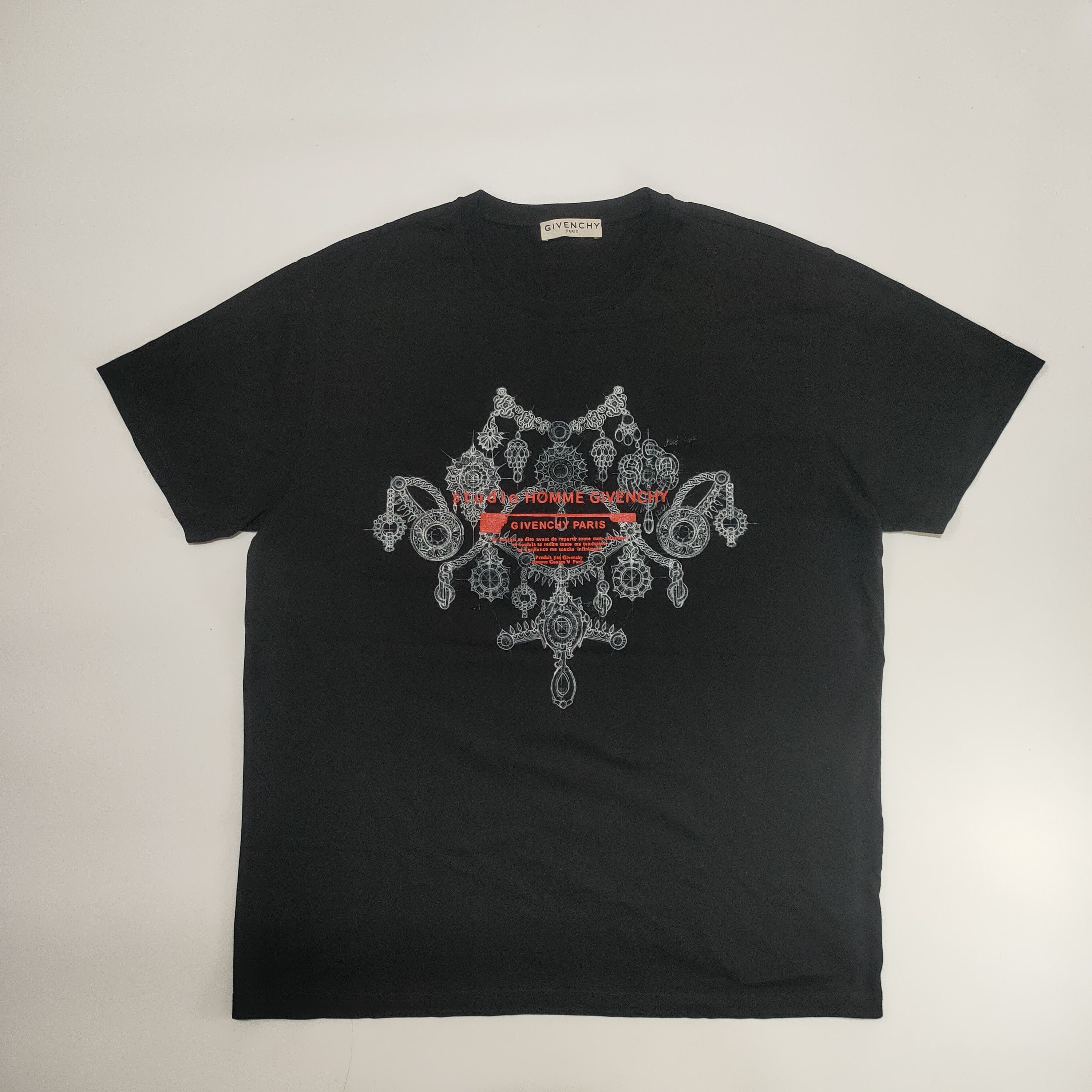 Givenchy Rare Givenchy Paris Graphic Tee – Men's Medium Size US M / EU 48-50 / 2 - 2 Thumbnail