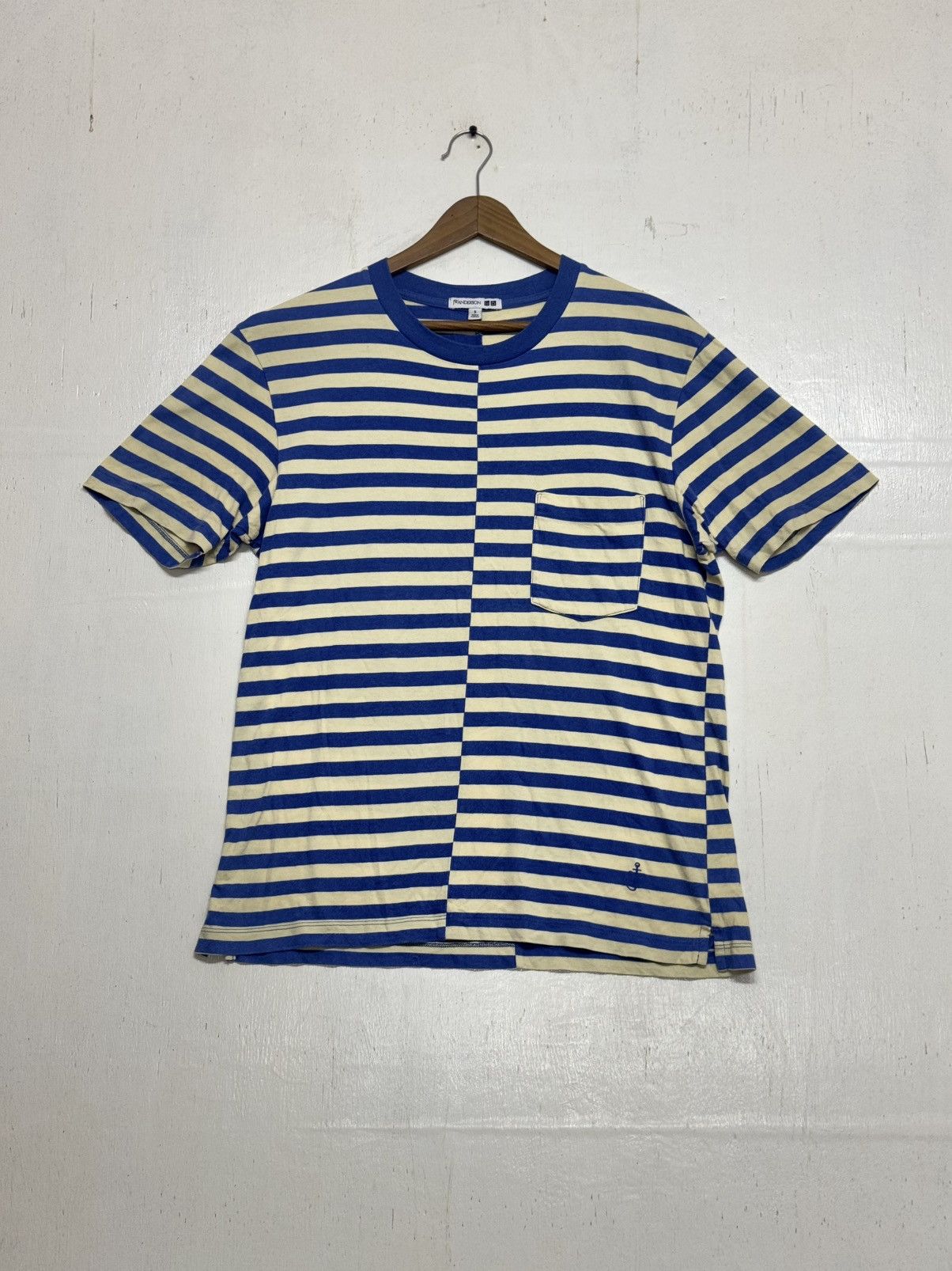 JW Anderson Jw Anderson Stipes Pocket tshirt Size US S / EU 44-46 / 1 - 1 Thumbnail